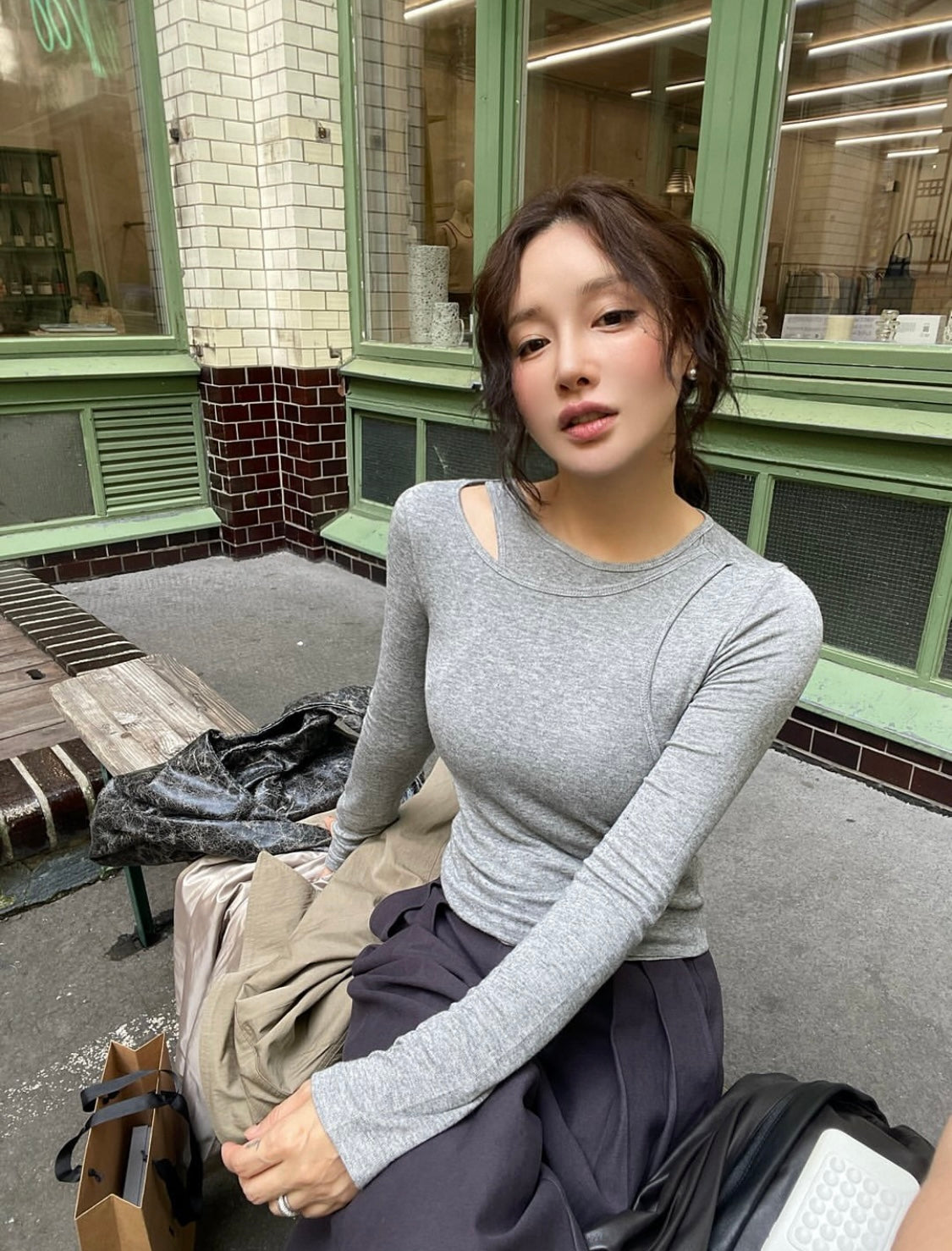 Unbalance layered top