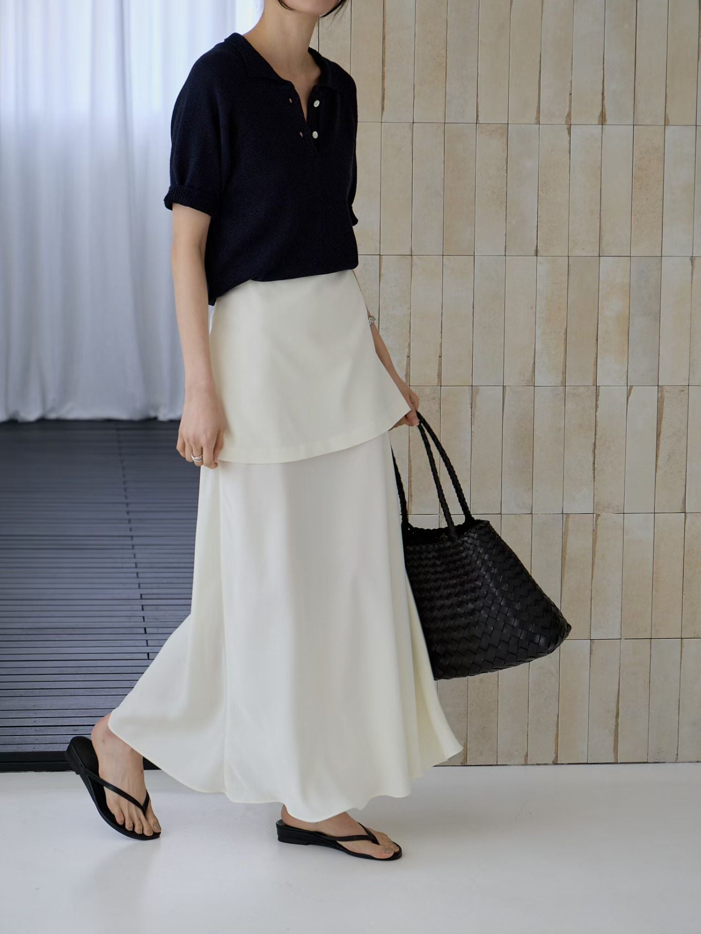 Towel knit polo