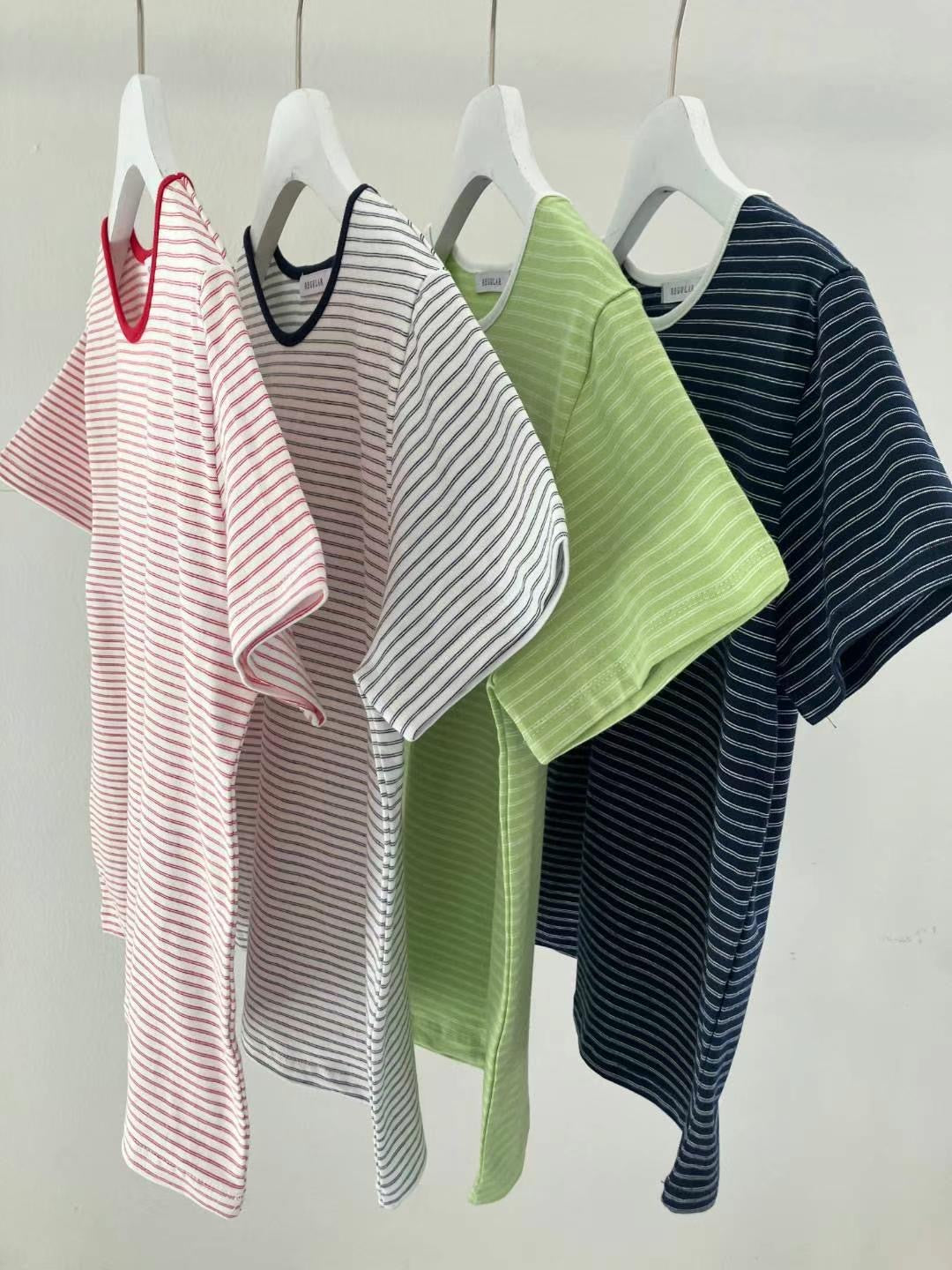 Mini borders ringer tee