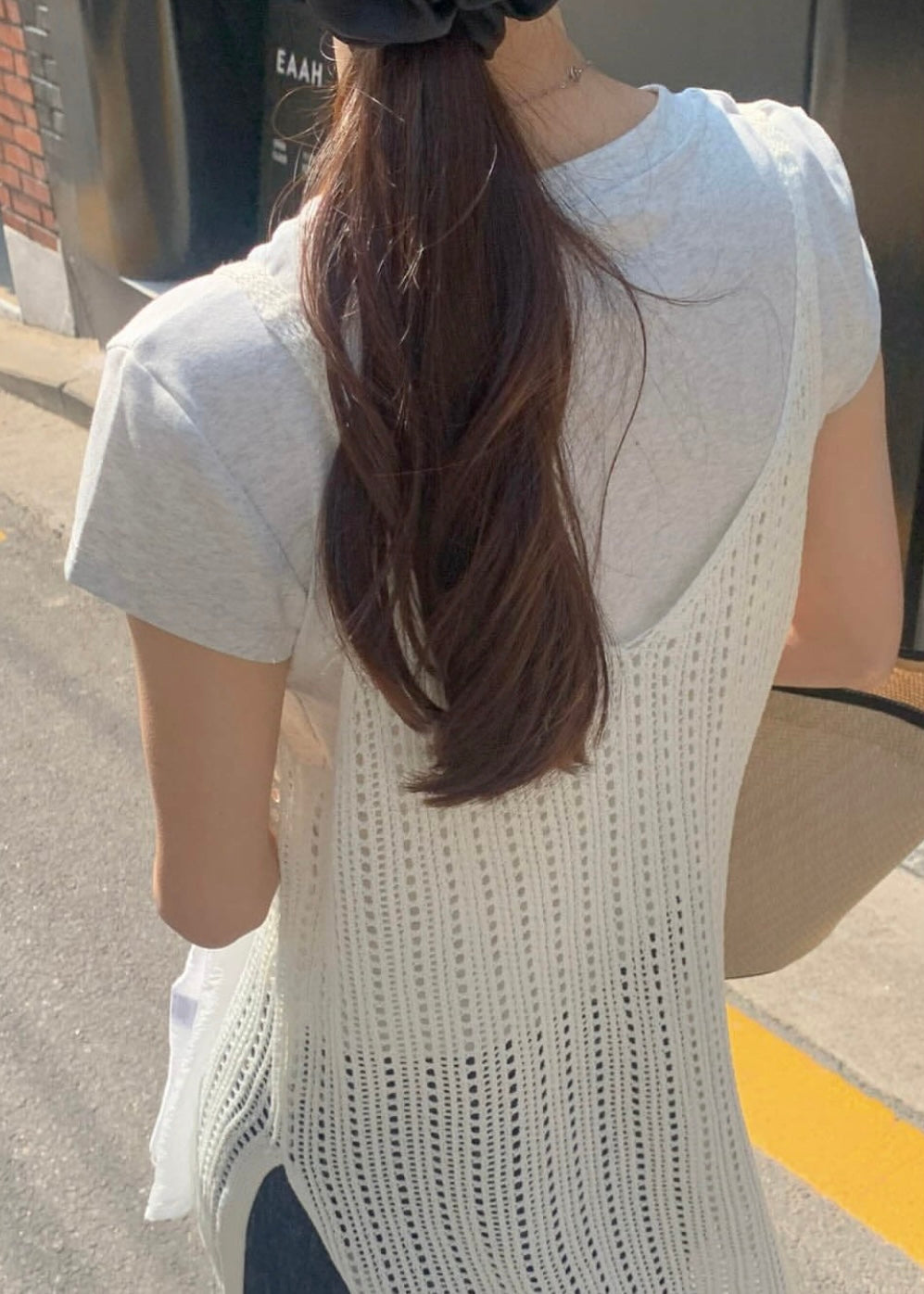 Tee + mesh ops set