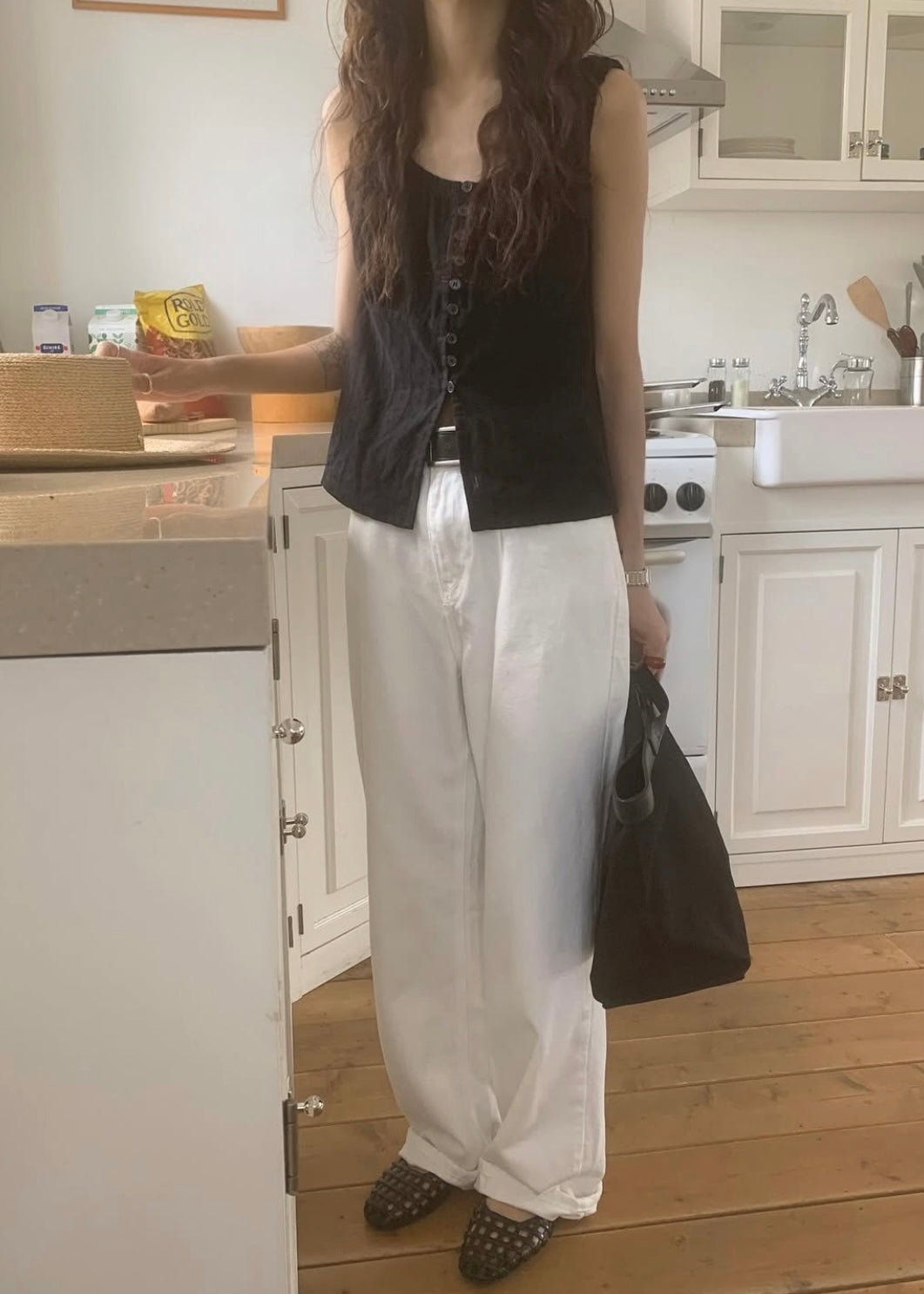 Vented bottom blouse