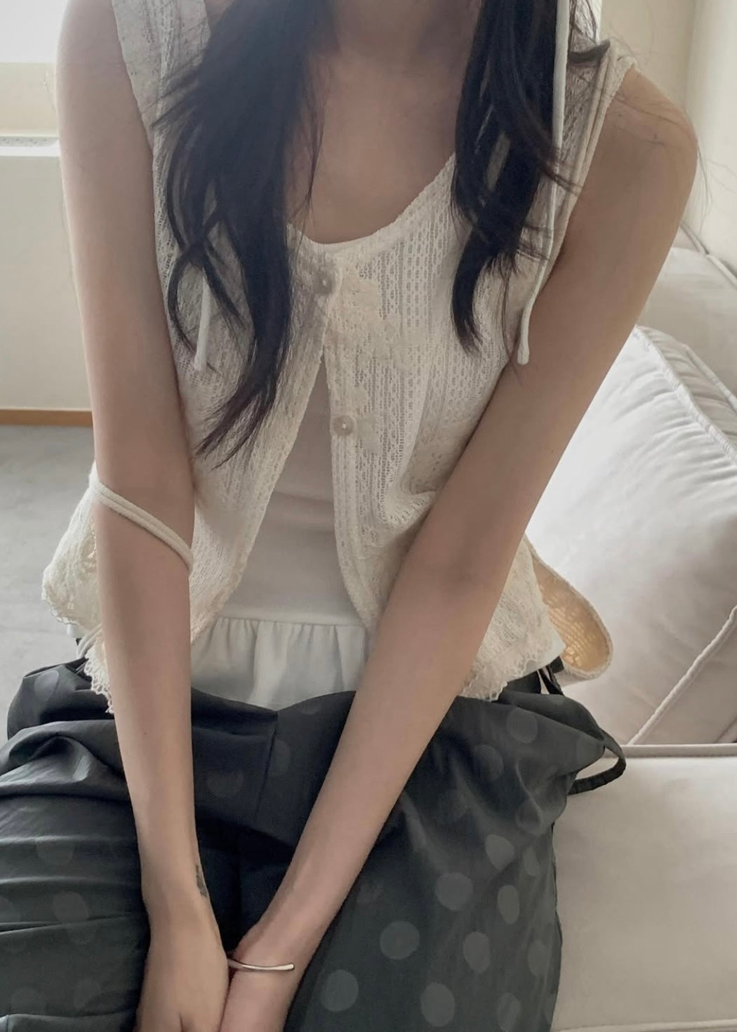 Double buttons vest