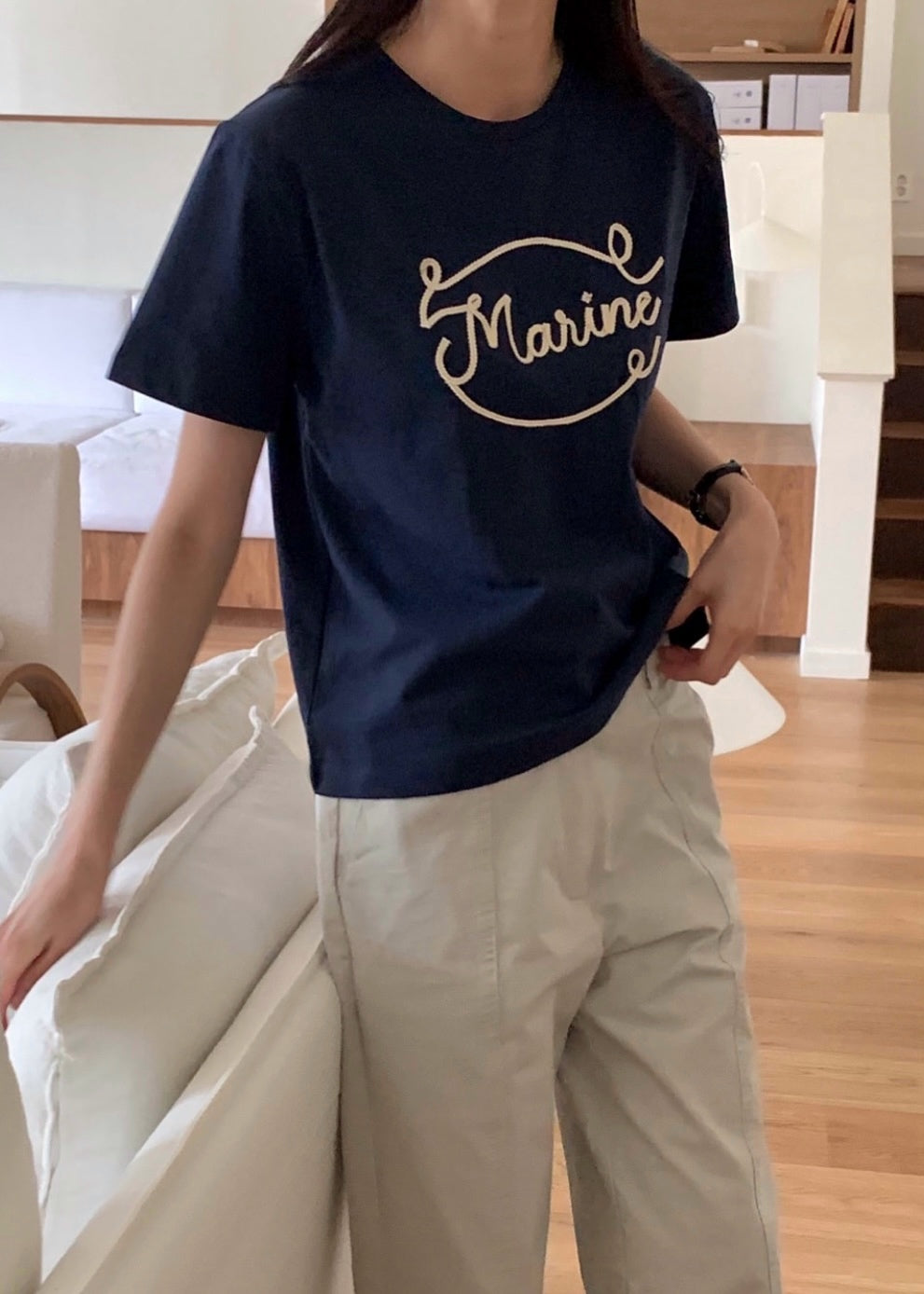 "Marine" graphic tee
