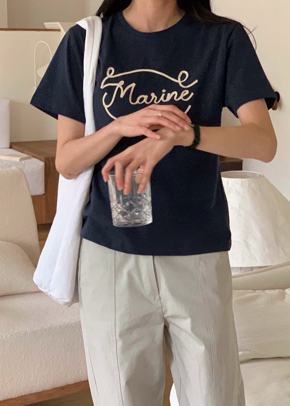 "Marine" graphic tee