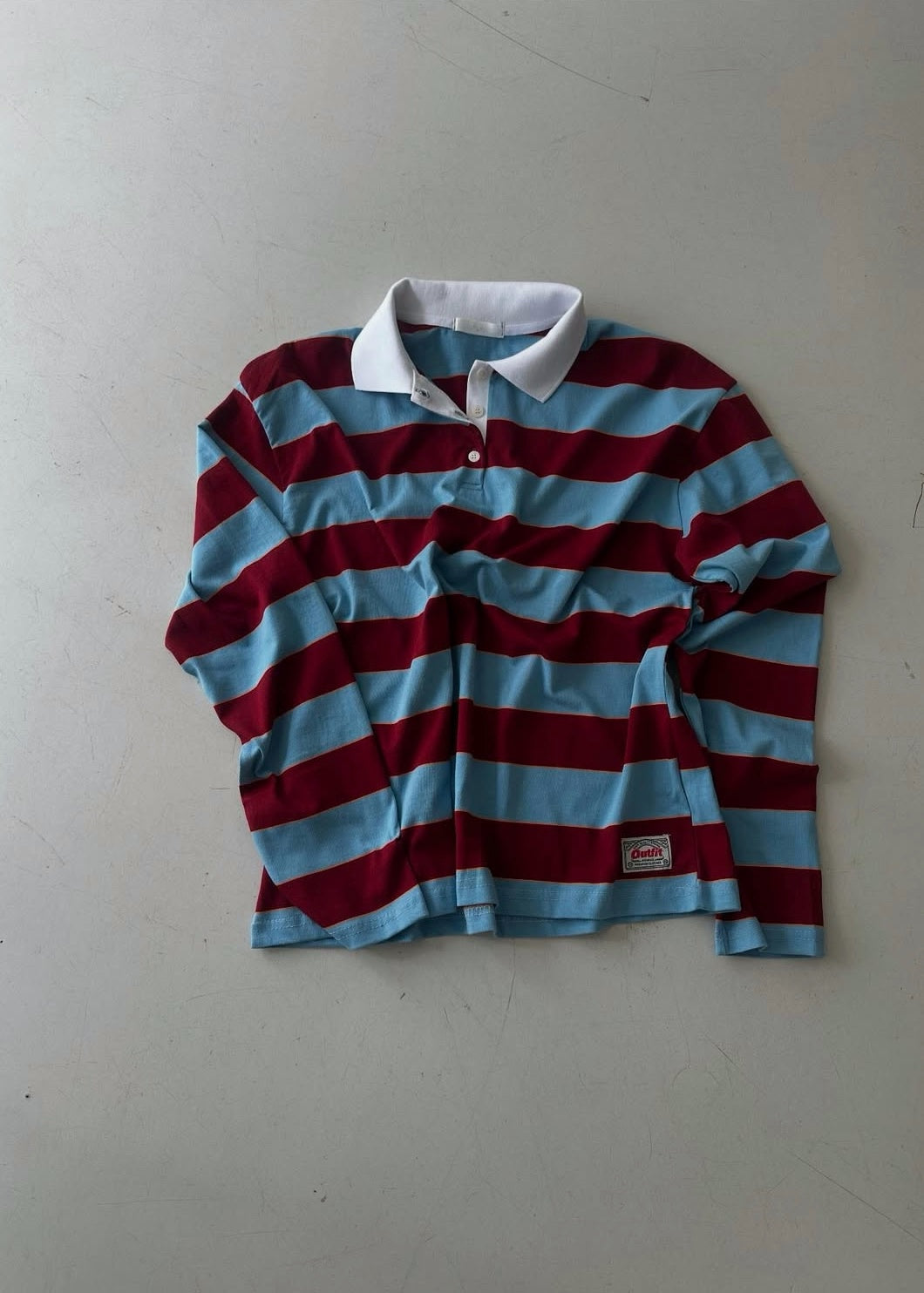 Retro rugby polo