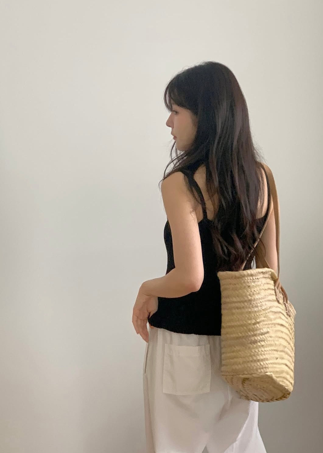 Ruffle bottom knit top