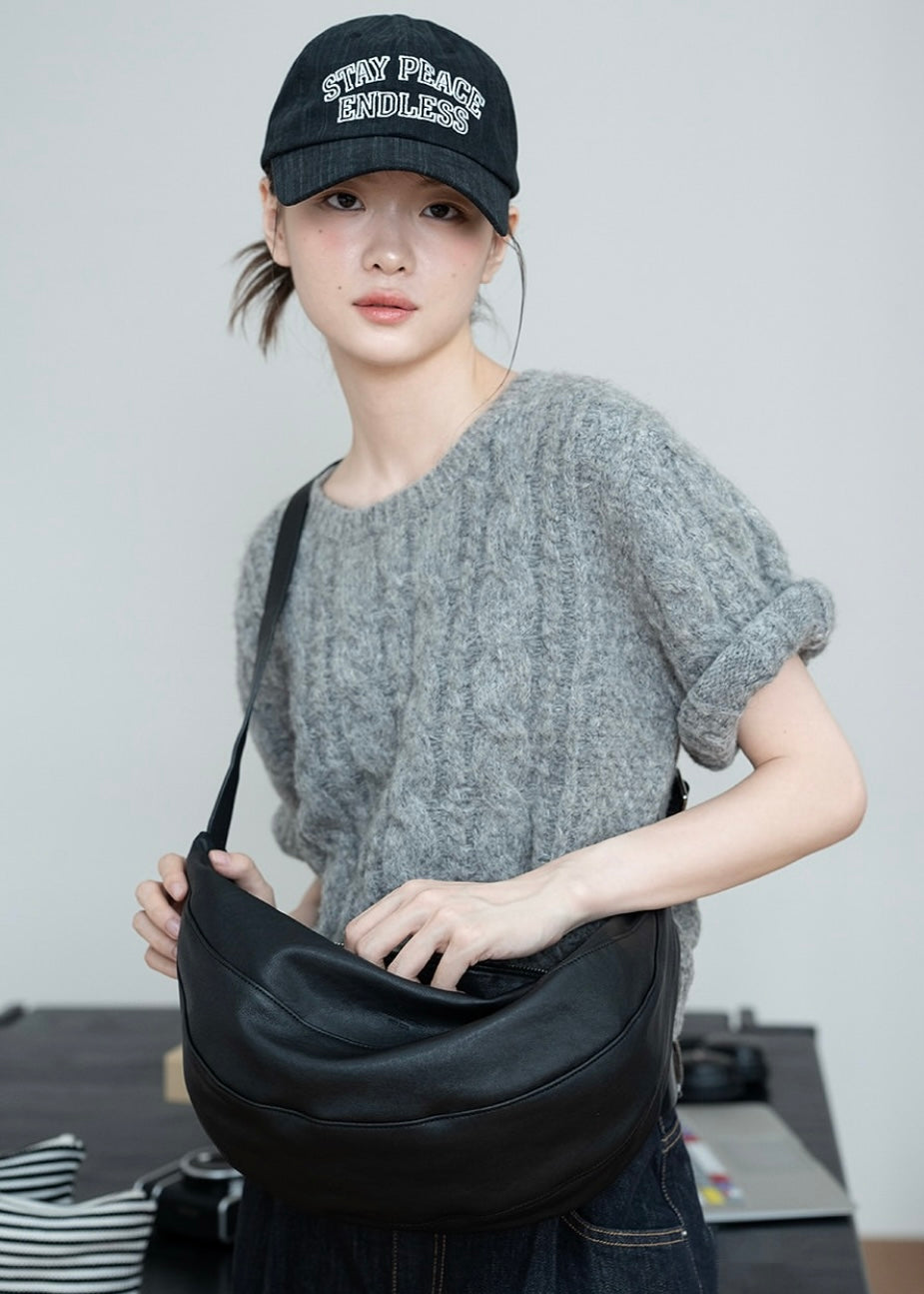 Olive crossbody bag