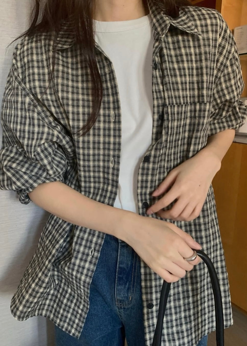 Checkers pocket shirt