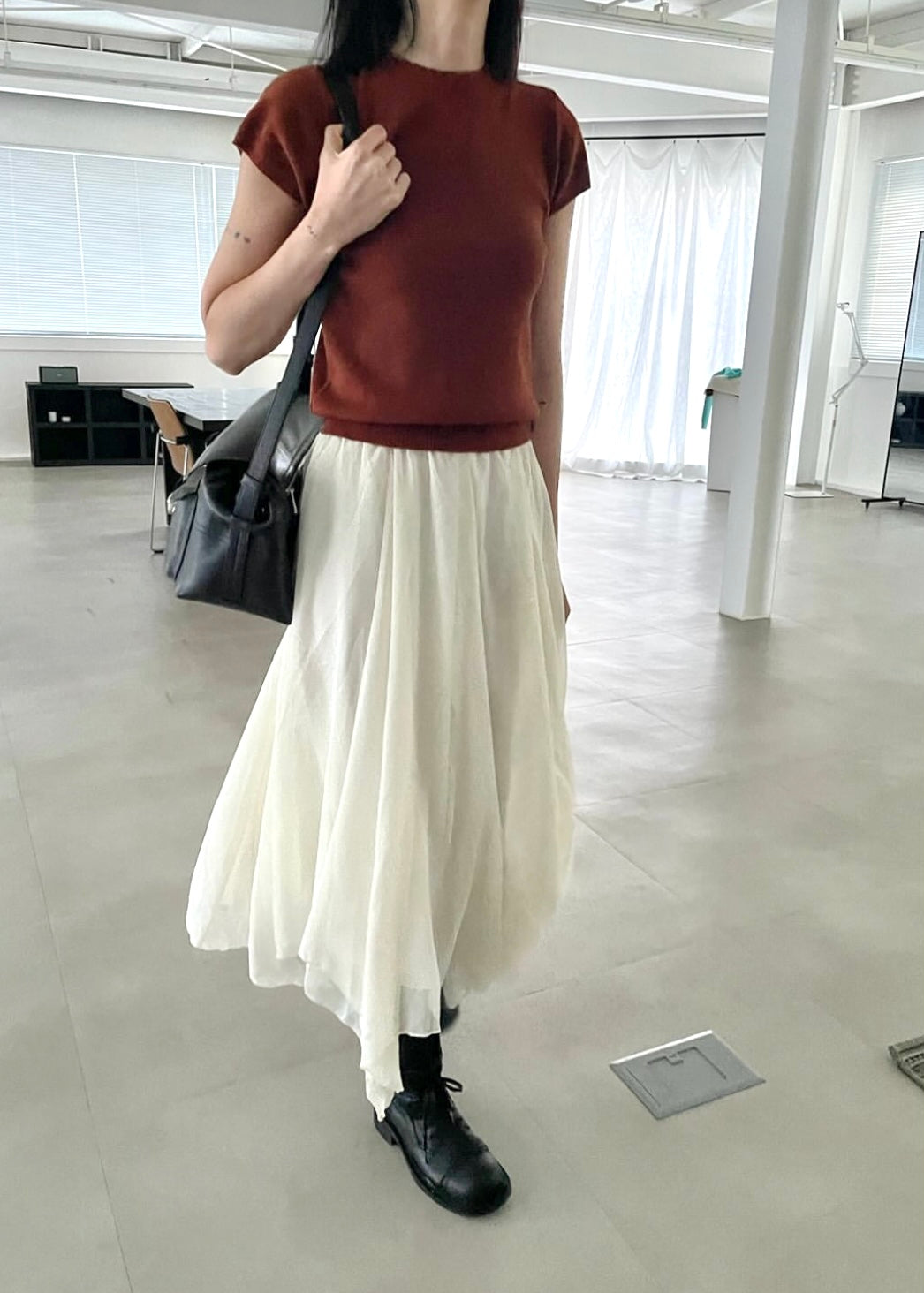 Mini knit tee
