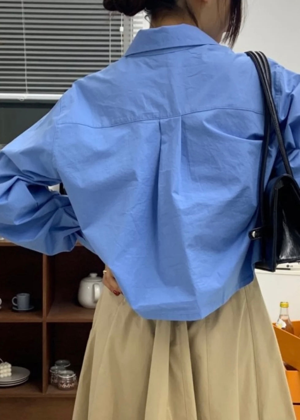 Cropped daily shirt