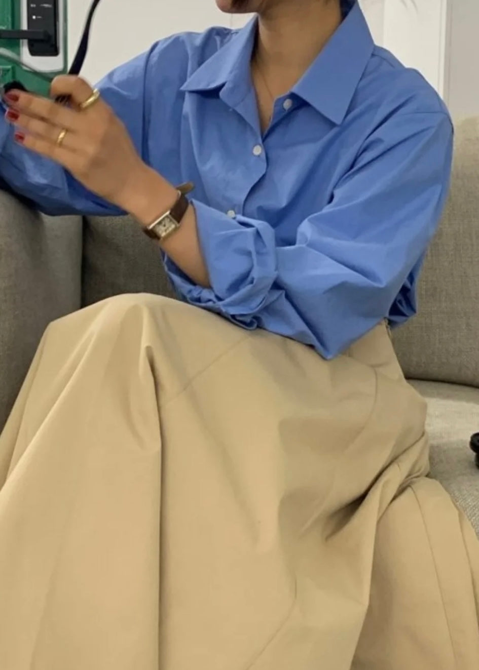 Cropped daily shirt
