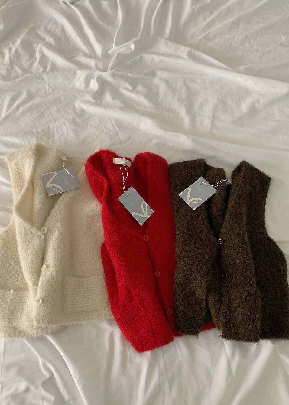 Alpaca knit vest