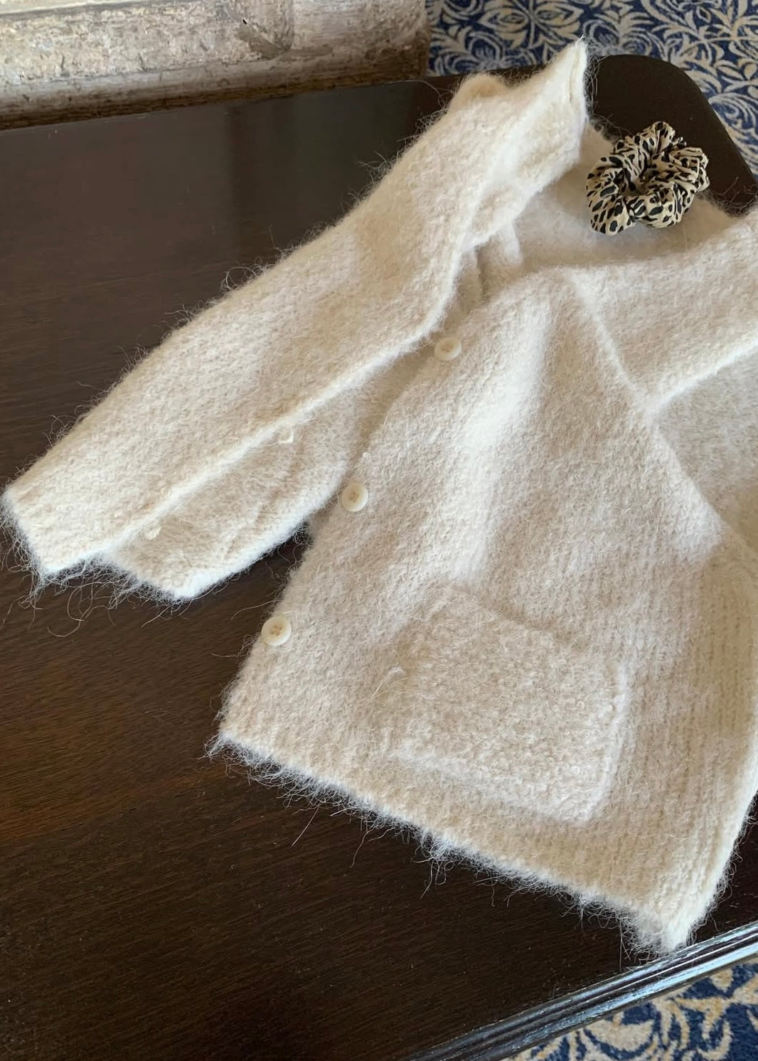Alpaca knit vest