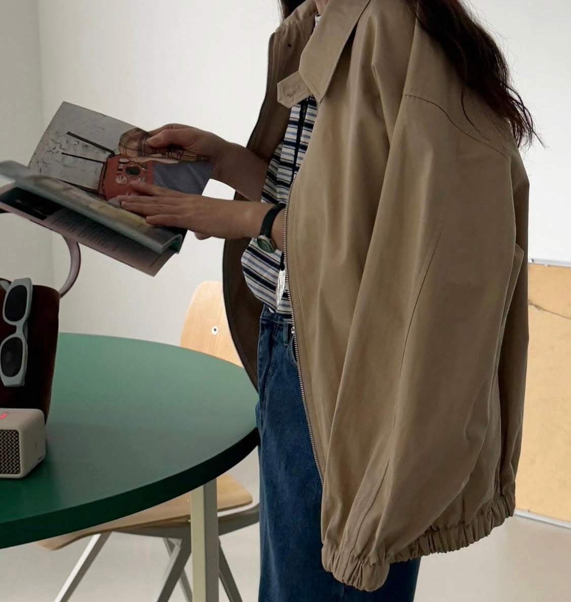Classic canvas windbreaker