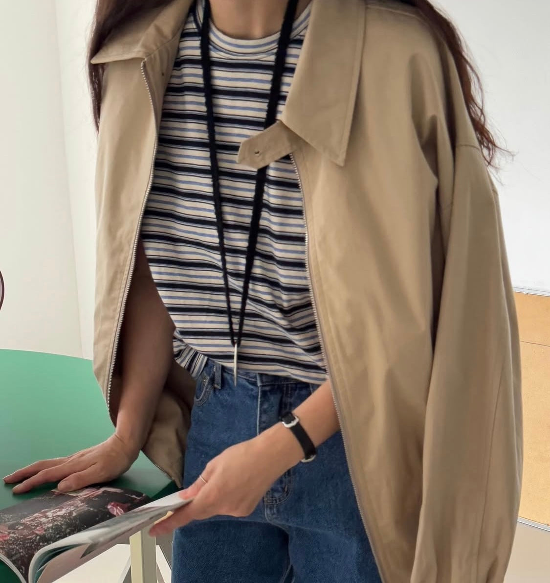 Classic canvas windbreaker