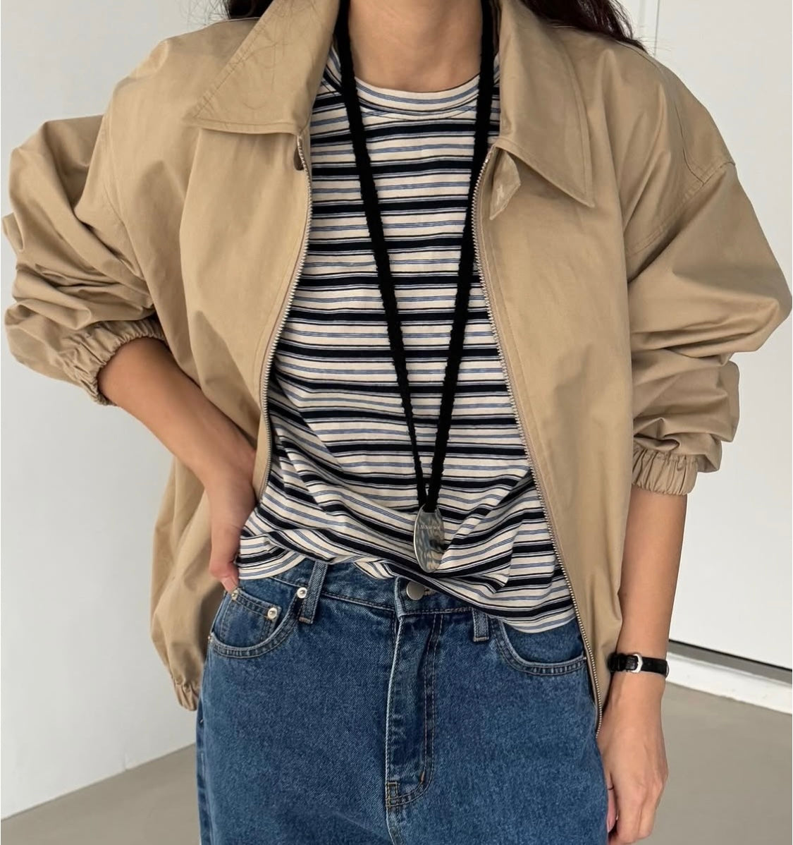 Classic canvas windbreaker
