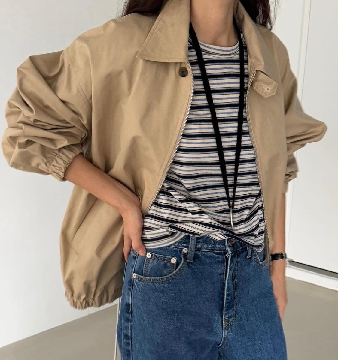 Classic canvas windbreaker
