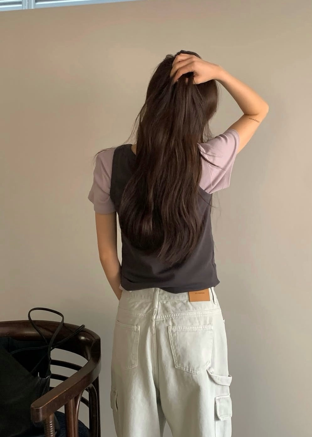 Halter neck sport tank top