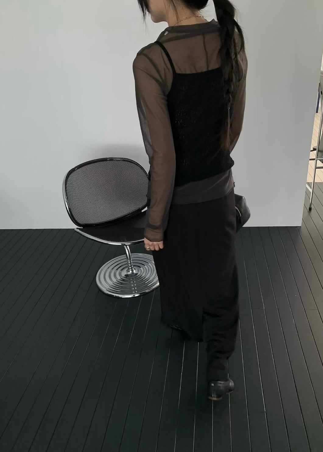 See through layering top
