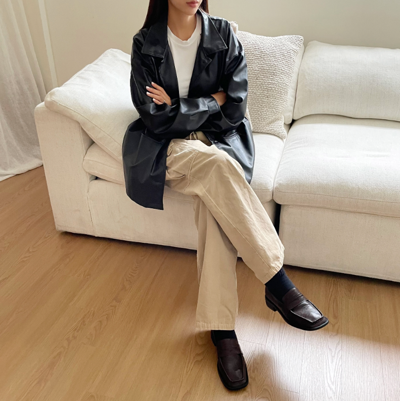 Square head loafers