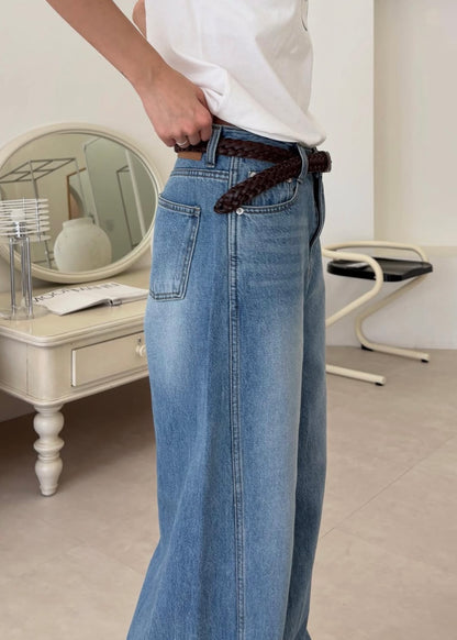 Twist seam loosen jeans
