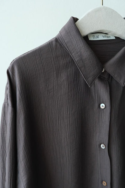 Light wrinkle relax shirt