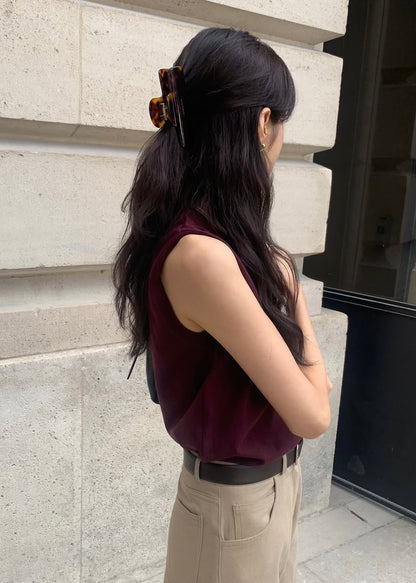 College knit vest