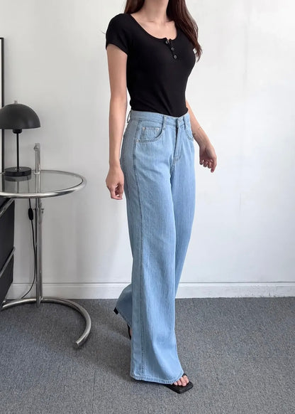 Flare summer jeans
