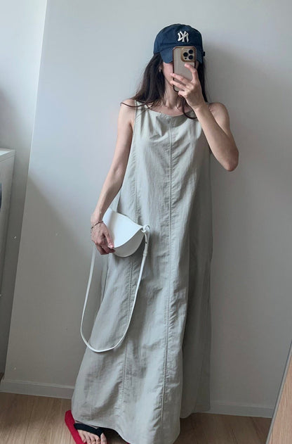 A-shape resort dress