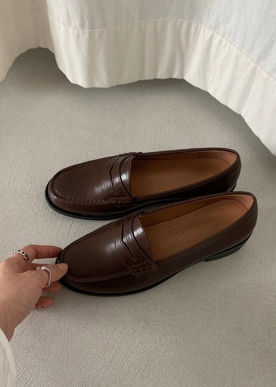 Classic penny loafers