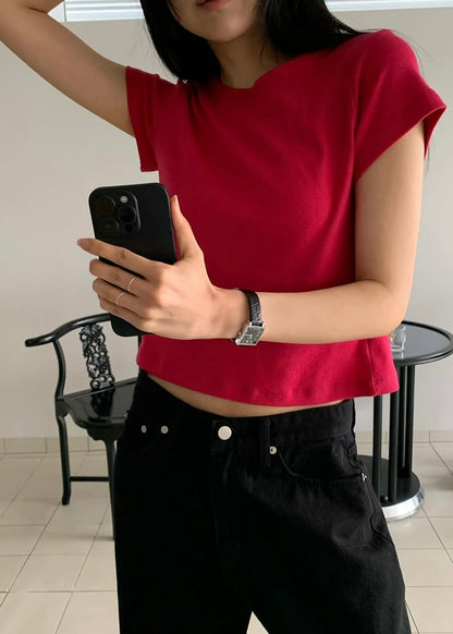 Relax cropped tee