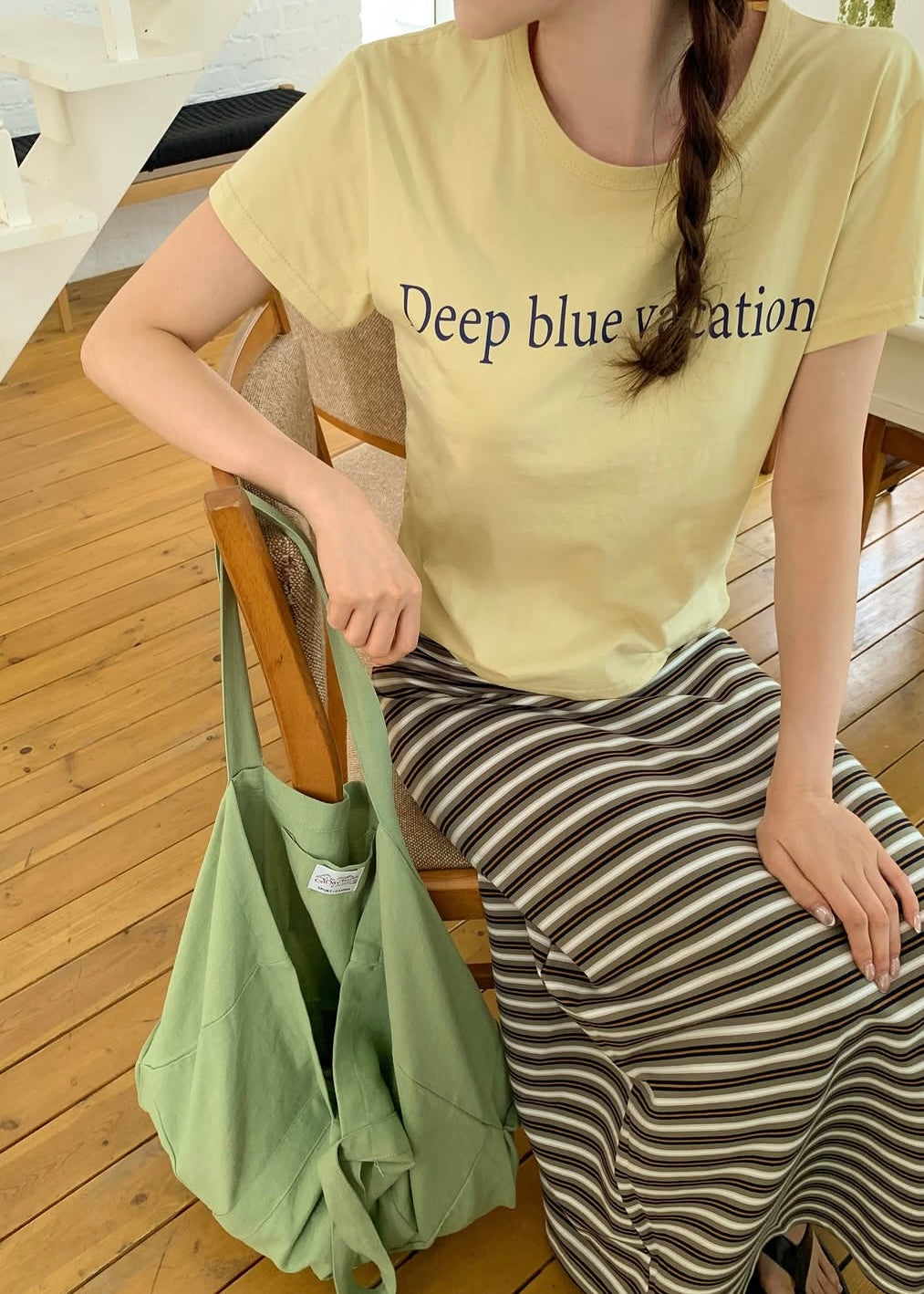 Blue vacation tee