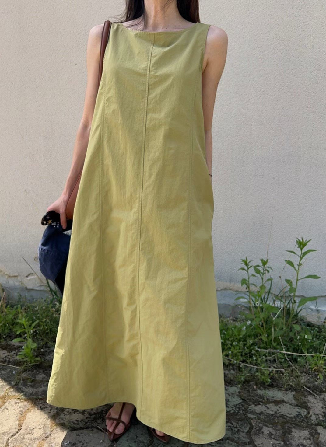 A-shape resort dress