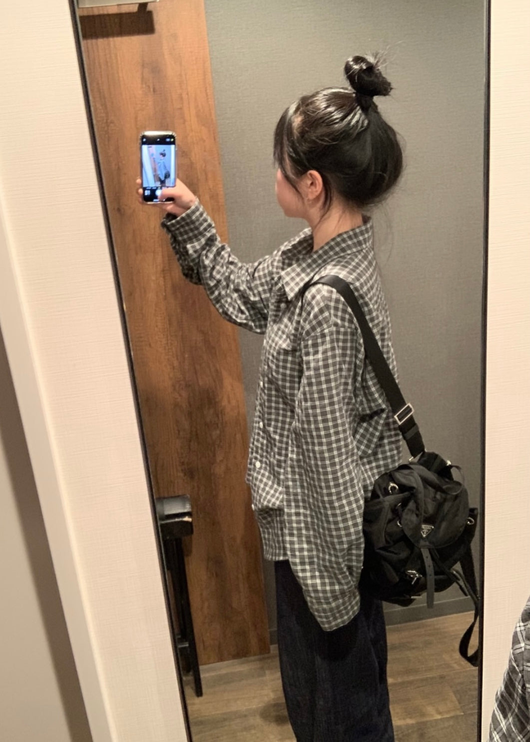 Mono checkers shirt