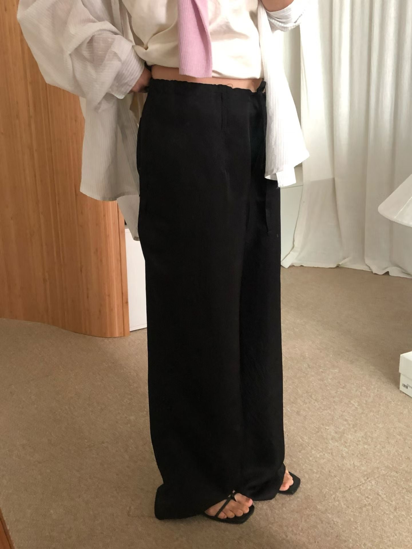 Satin resort pants