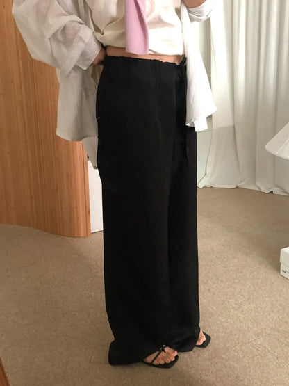 Satin resort pants