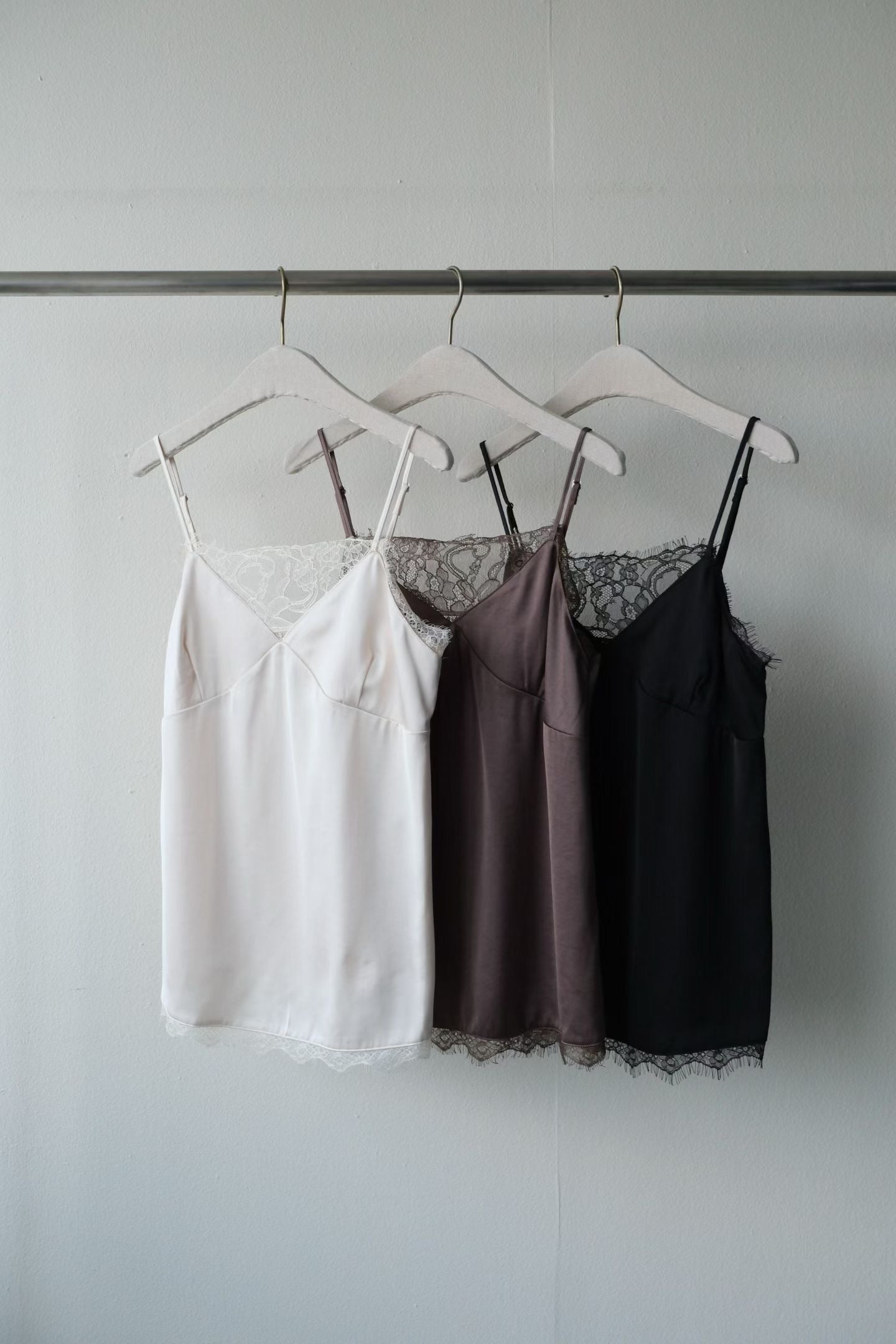 Silky lace camisole