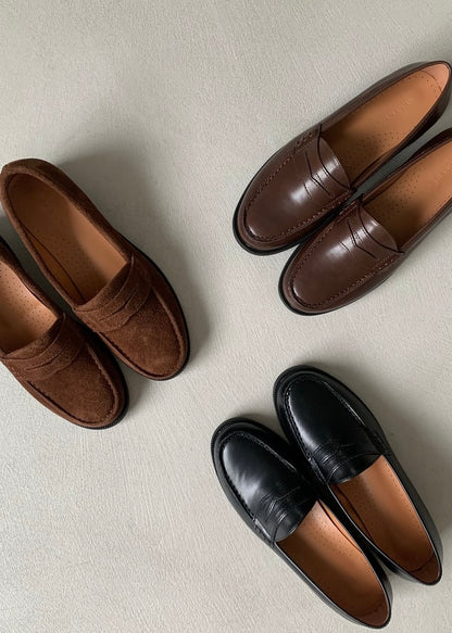 Classic penny loafers