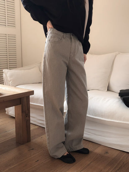 Pit pattern loose straight pants