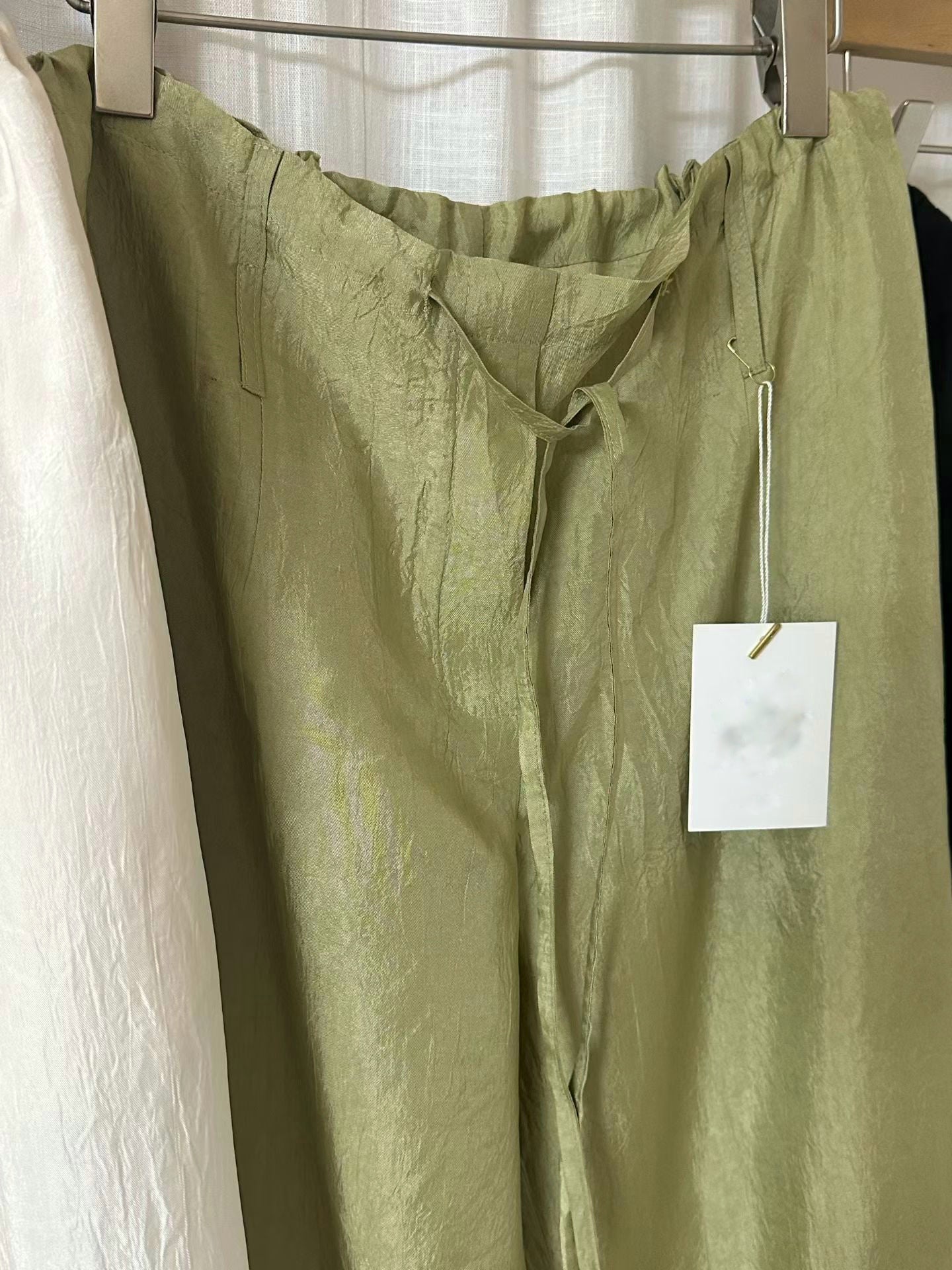 Satin resort pants
