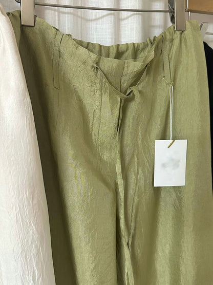 Satin resort pants