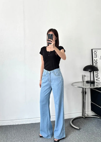 Flare summer jeans