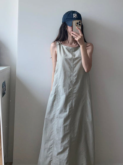 A-shape resort dress