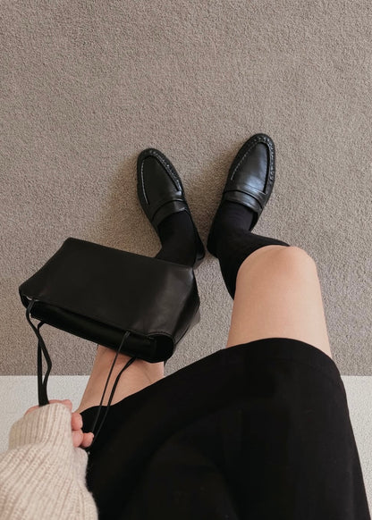 Shirring loafers