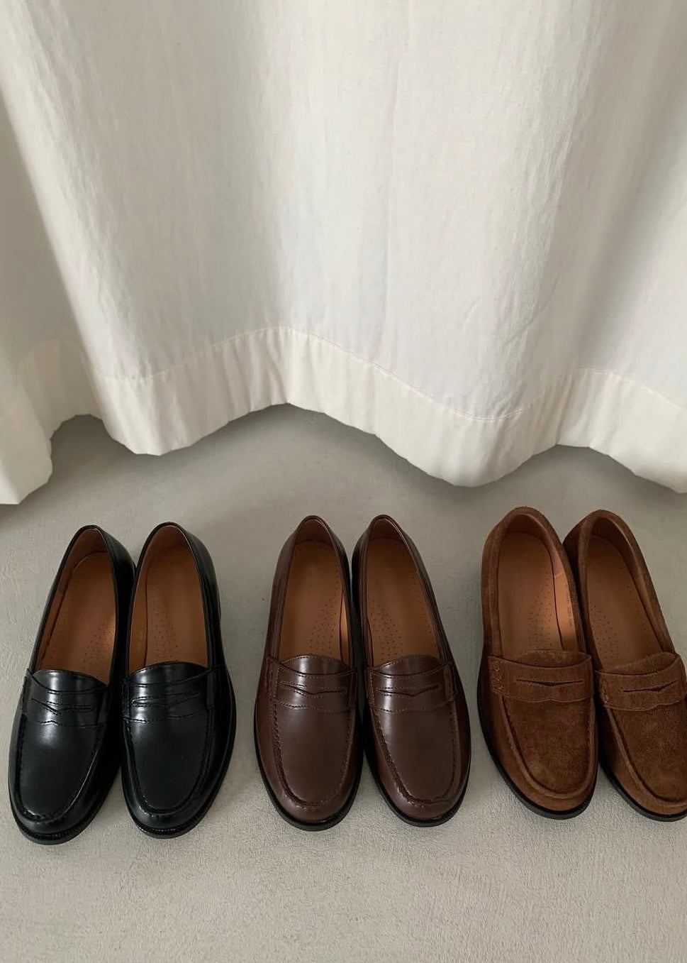 Classic penny loafers
