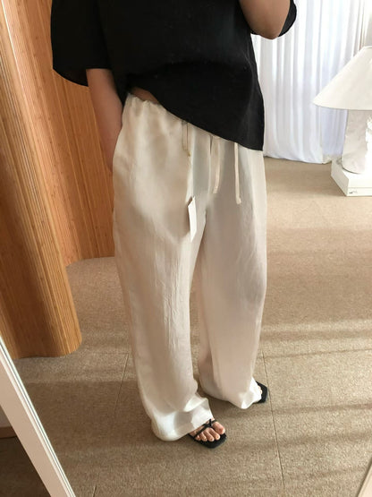 Satin resort pants