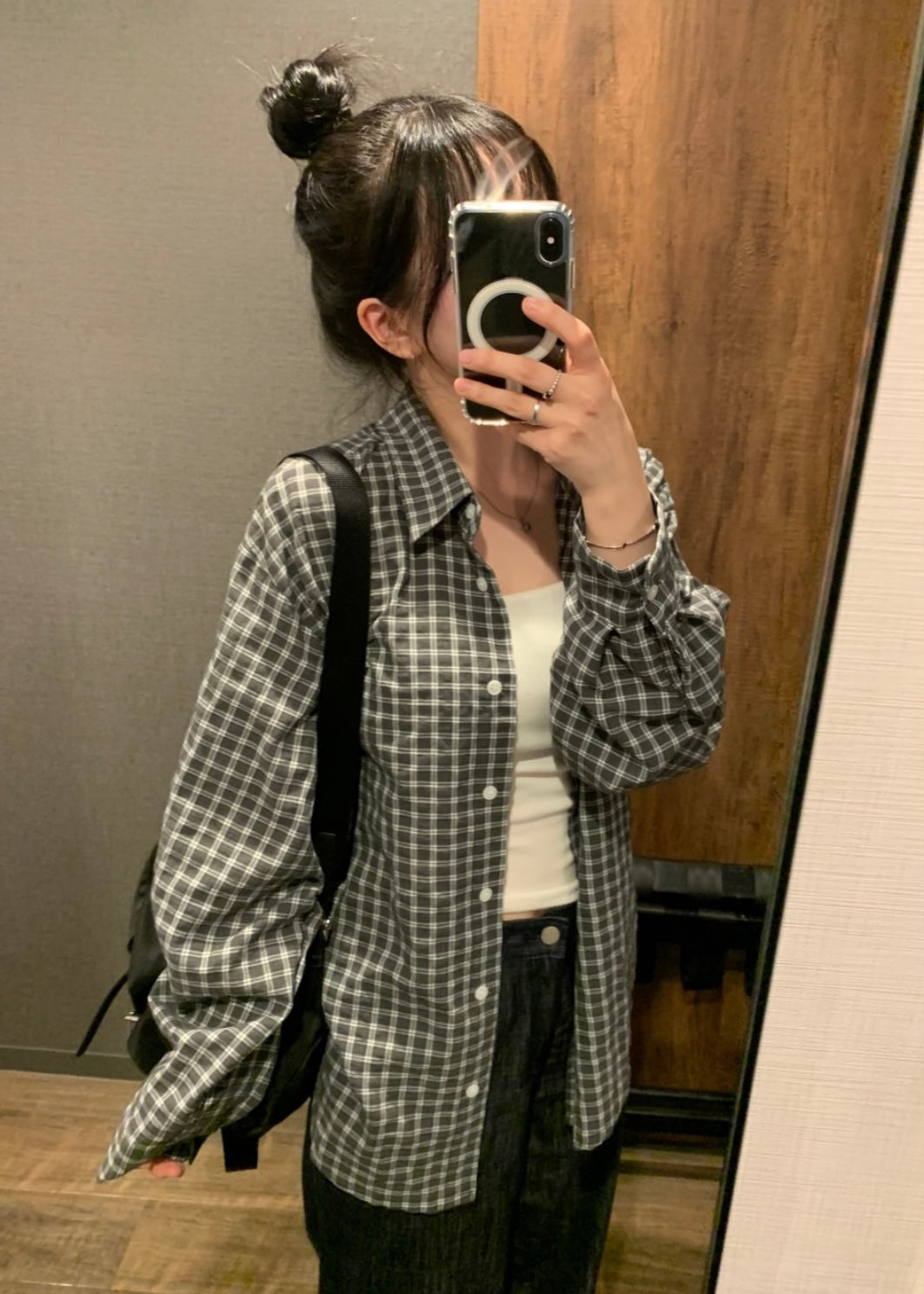 Mono checkers shirt