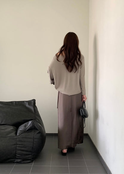 A-line ribbon skirt