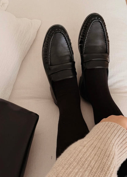 Shirring loafers