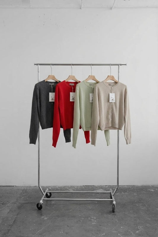 Lamb wool cardigan